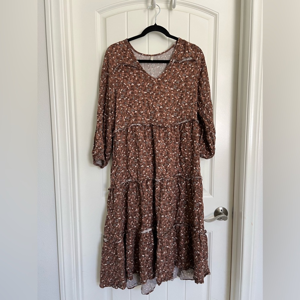 Rylee & Cru Mama Midi Dress
